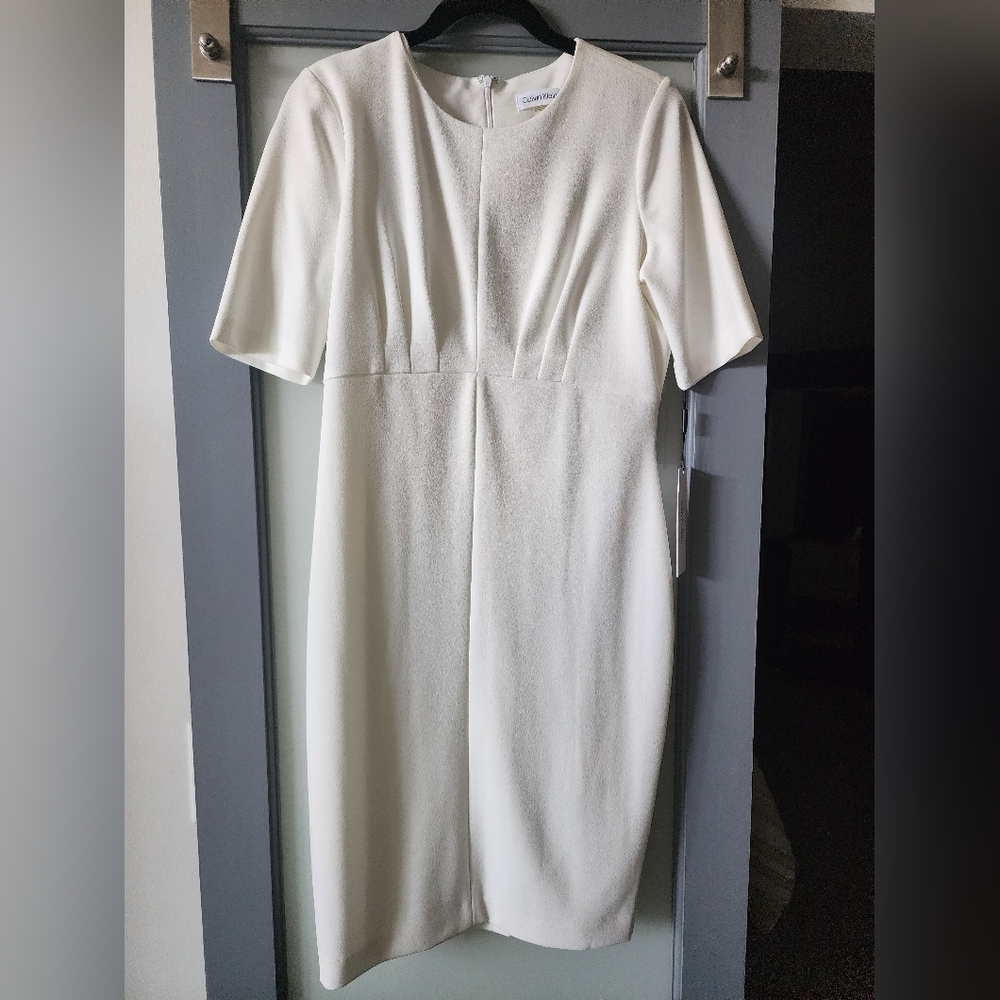 Calvin Klein Classic White Dress